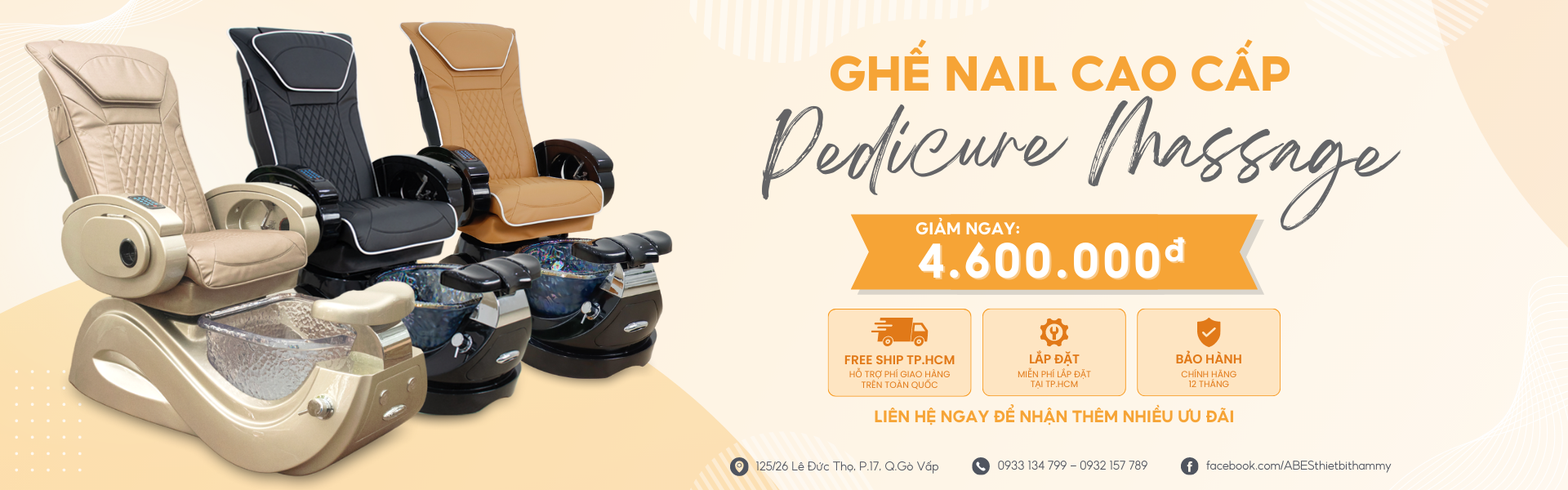Sale off ghế nail medicure massage