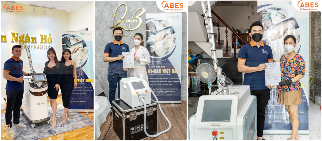 Một số hình ảnh bàn giao máy laser cho khách hàng của ABES