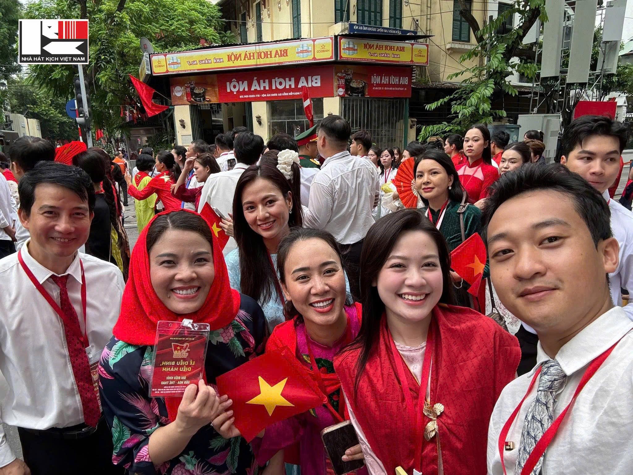 NGHỆ SĨ NHÀ HÁT KỊCH VIỆT NAM THAM GIA TỔNG HỢP LUYỆN DIỄU BINH, DIỄU HÀNH LẦN THỨ NHẤT