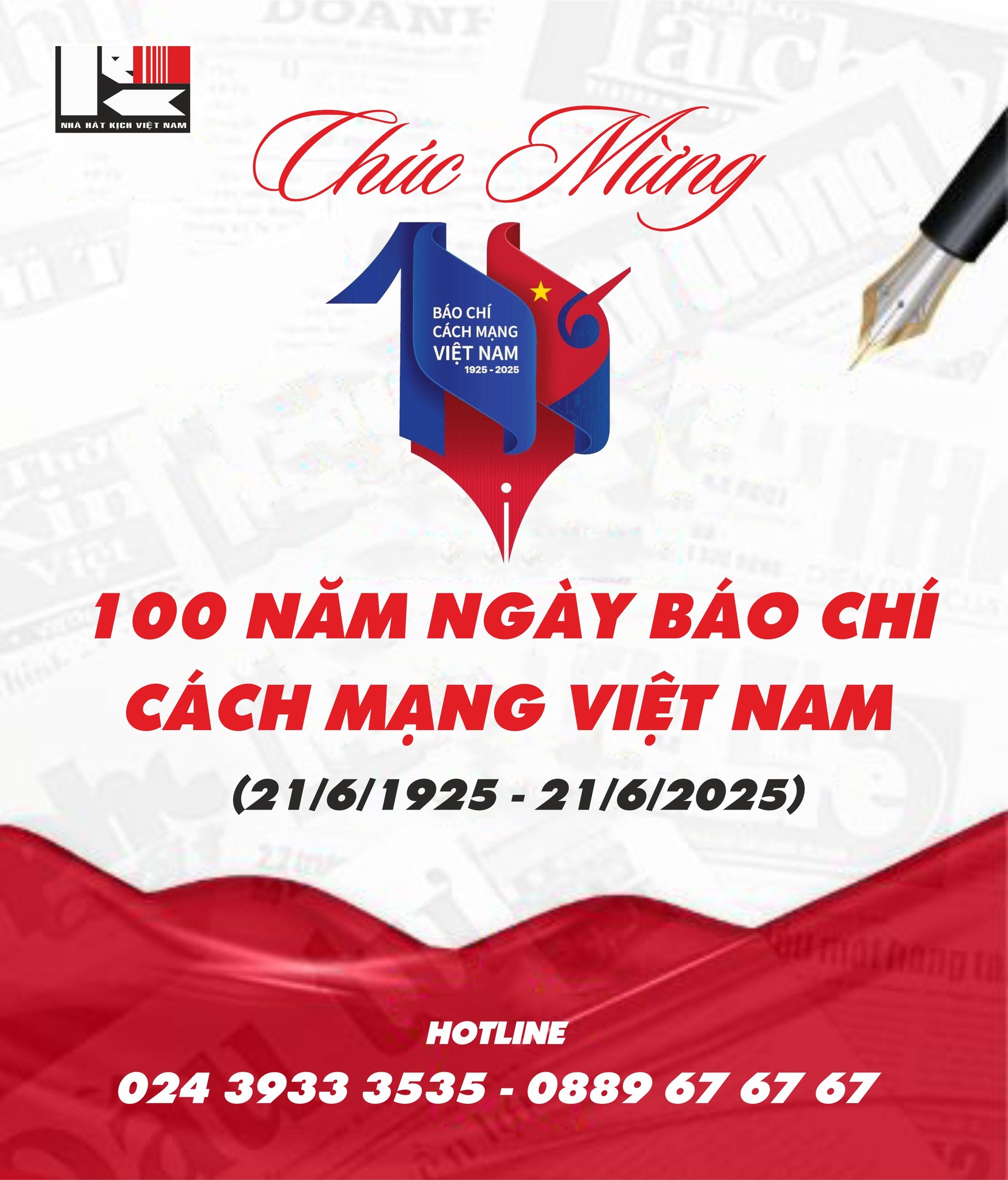CHÚC MỪNG 100 NĂM NGÀY BÁO CHÍ CÁCH MẠNG VIỆT NAM (21/6/1925 -21/6/2025)