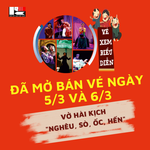 ĐẦU NĂM CƯỜI “BÒ” CÙNG HÀI KỊCH “NGHÊU, SÒ, ỐC, HẾN” - NHÀ HÁT KỊCH VIỆT NAM
