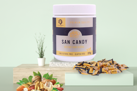 San Candy - kẹo hạt dinh dưỡng, thơm ngon