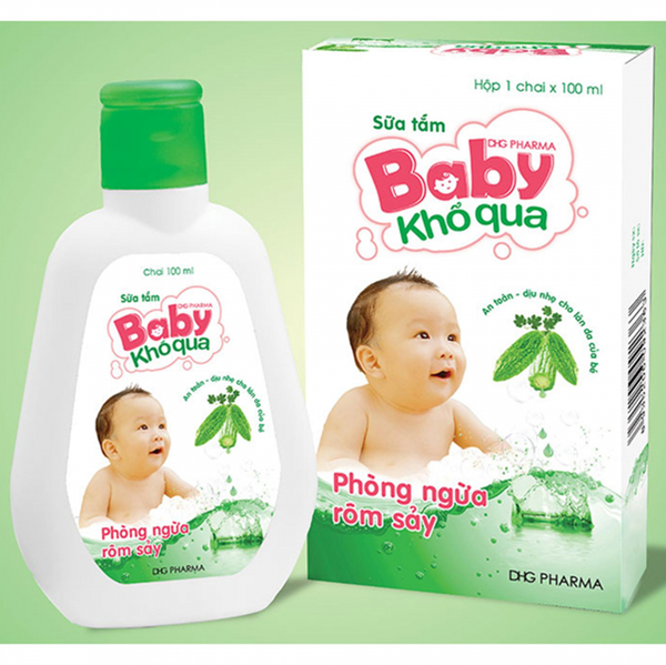 Sữa tắm trị rôm sảy Baby khổ qua