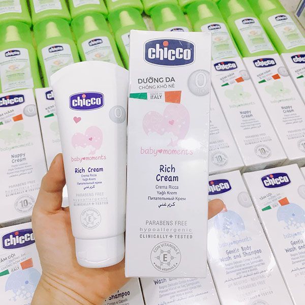 Kem dưỡng ẩm cho em bé Chicco