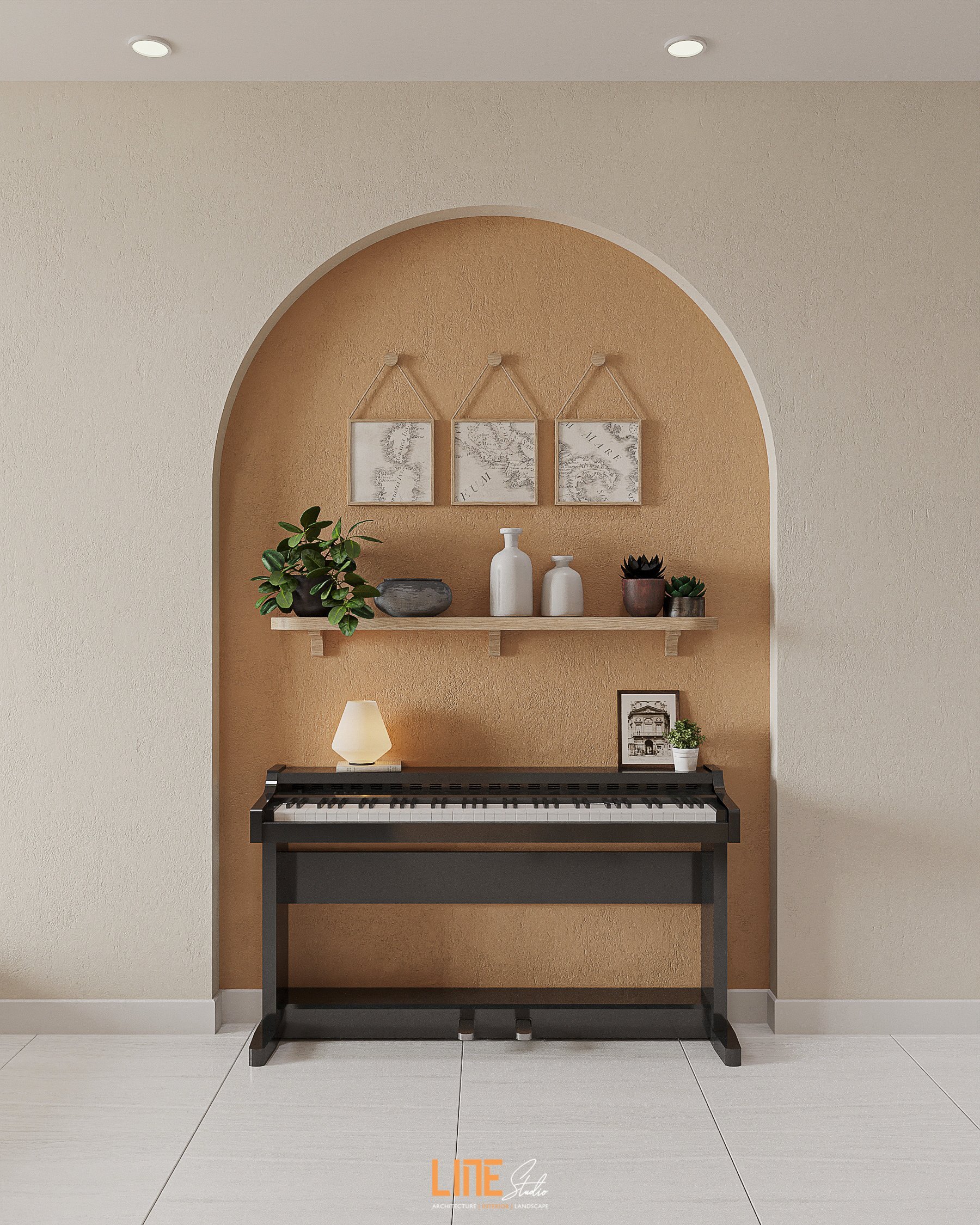 LINE STUDIO THIẾT KẾ THI CÔNG NỘI THẤT CĂN HỘ HIMLAM PHÚ AN - 41M2 - 2PN - ANH KHOA