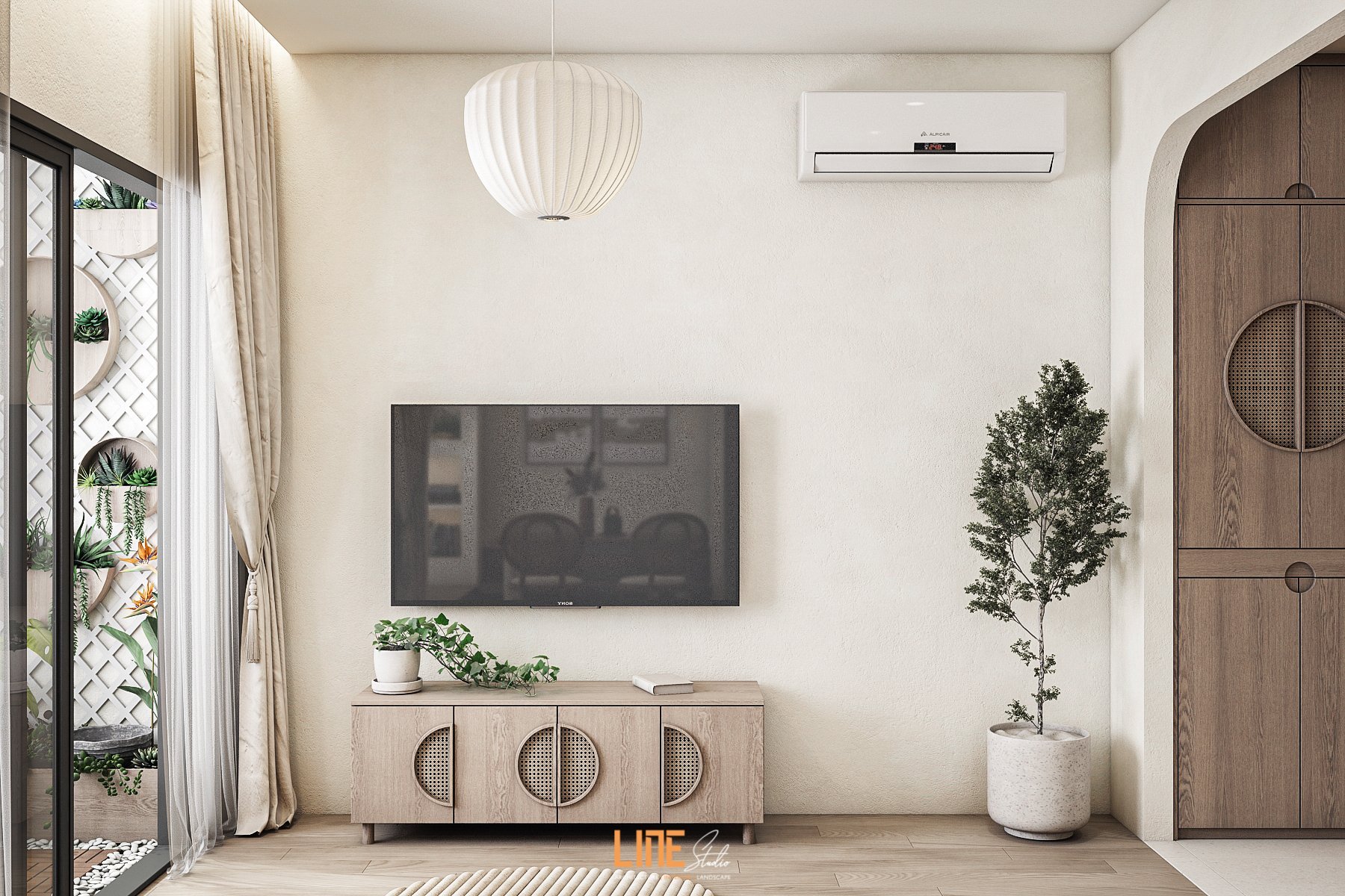 LINE STUDIO THIẾT KẾ THI CÔNG NỘI THẤT CĂN HỘ VINHOMES QUẬN 9 - 56M2 - 2PN - CHỊ PHƯƠNG ANH