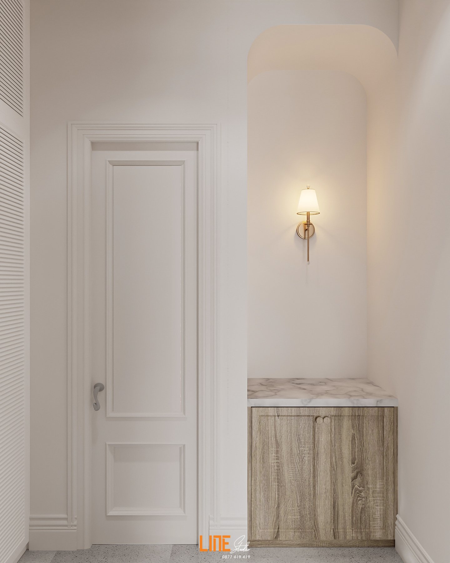 LINE STUDIO THIẾT KẾ THI CÔNG NỘI NHÀ PHỐ BẢO LỘC - 281M2 - 2PN - CHỊ CANDY