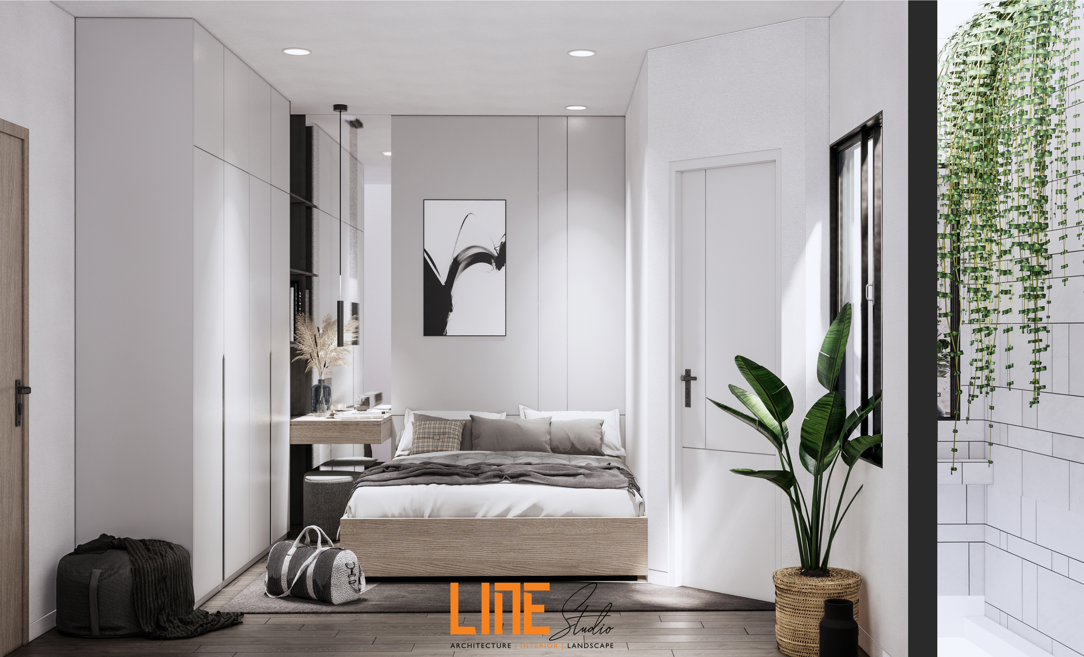 LINE STUDIO THIẾT KẾ THI CÔNG NỘI THẤT NHÀ PHỐ BẢO MINH RESIDENCE - 126M2 - 3PN - ANH SỸ