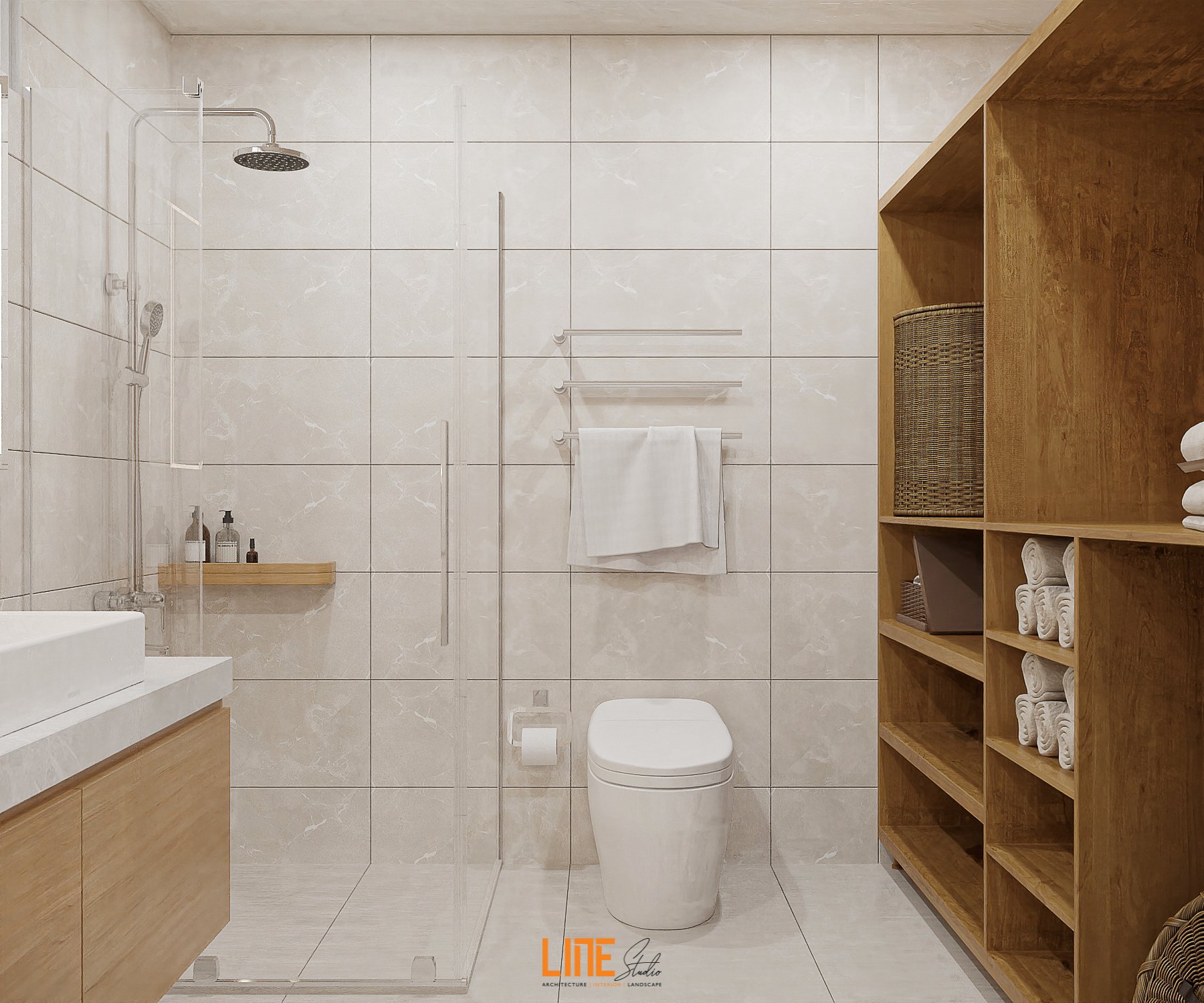 LINE STUDIO THIẾT KẾ THI CÔNG NỘI THẤT NHÀ PHỐ QUẬN 8 – 30M2 – 1PN – CHỊ QUỲNH