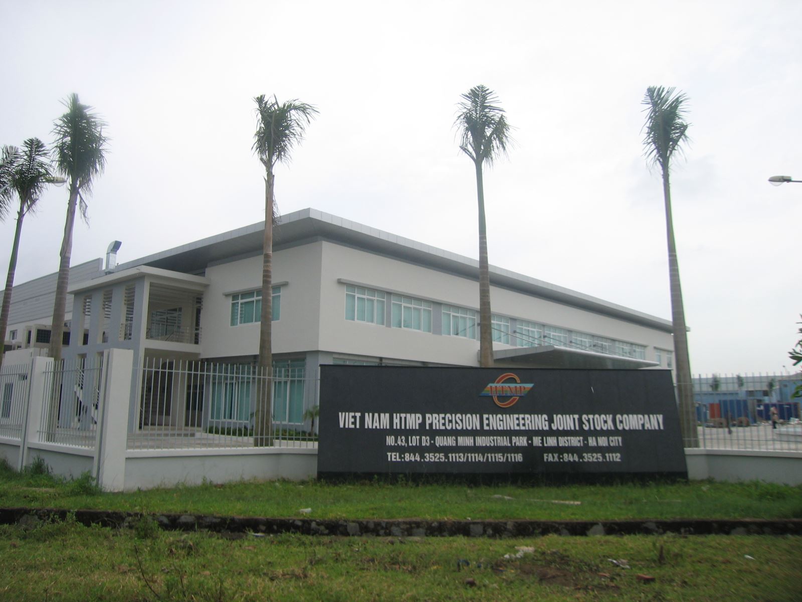 Lắp đặt camera giám sát nhà máy HTMP Việt Nam