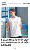 5 Cách Treo Áo Thun Giúp Áo Không Co Giãn Và Biến Đổi Form
