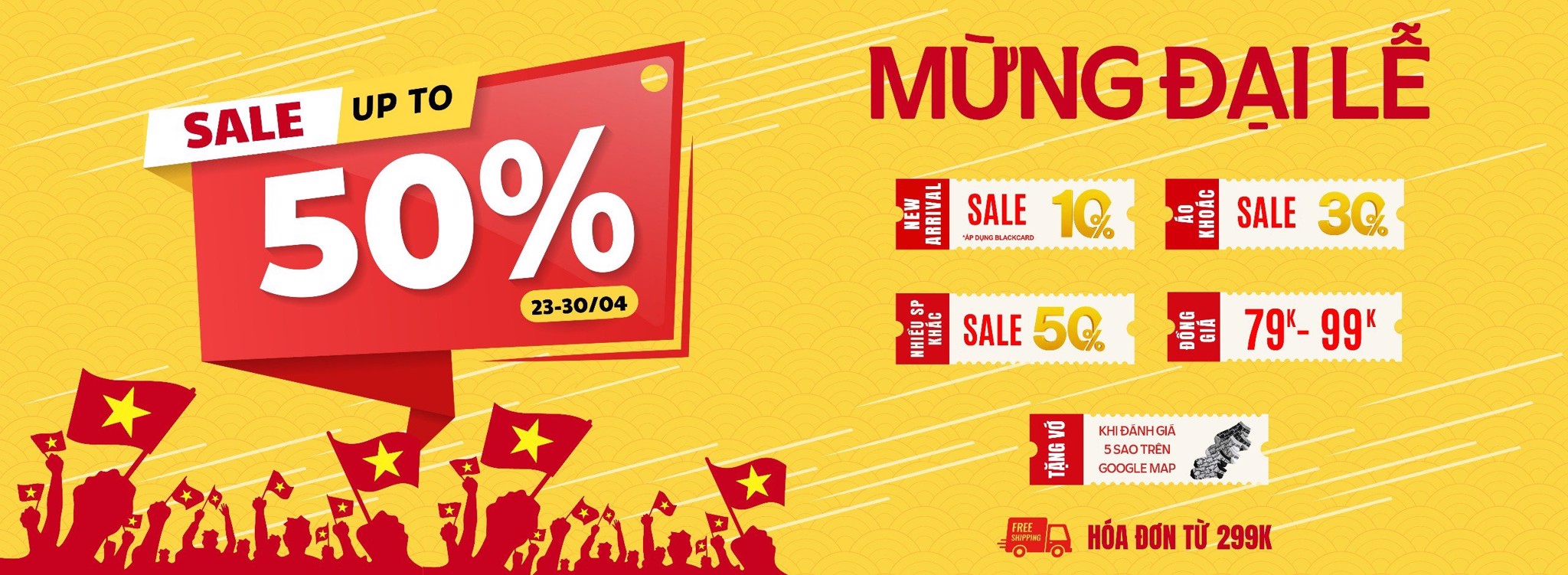 SALE LỄ 50%