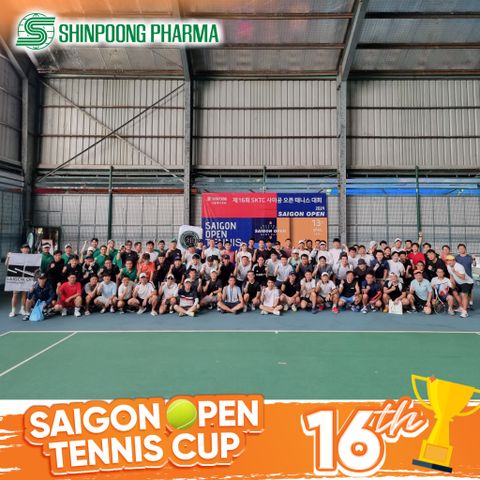 SHINPOONG PHARMA BÙNG CHÁY NĂNG LƯỢNG CÙNG GIẢI ĐẤU TENNIS “SKTC SAIGON OPEN 16th - 2024”