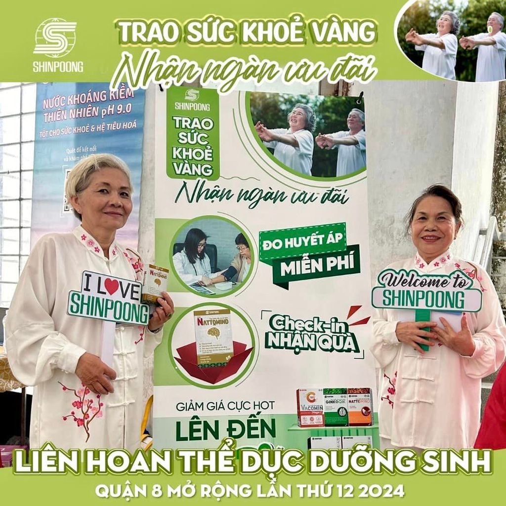 𝐒𝐇𝐈𝐍𝐏𝐎𝐎𝐍𝐆 ĐỒNG HÀNH CÙNG SỰ KIỆN LIÊN HOAN DƯỠNG SINH QUẬN 8
