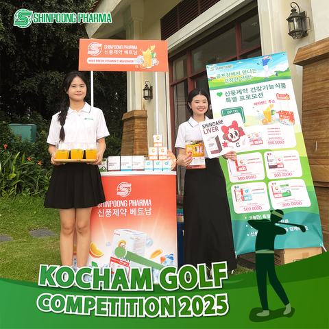 Shinpoong Pharma Đồng Hành Cùng Kocham Golf 2025 – Lan Tỏa Năng Lượng Khỏe Mạnh Đến Cộng Đồng