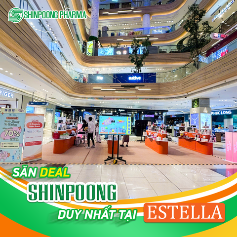 Sự kiện Sale Hoành Tráng Tại Estella – Shinpoong Pharma Giảm Sốc Đến 40%