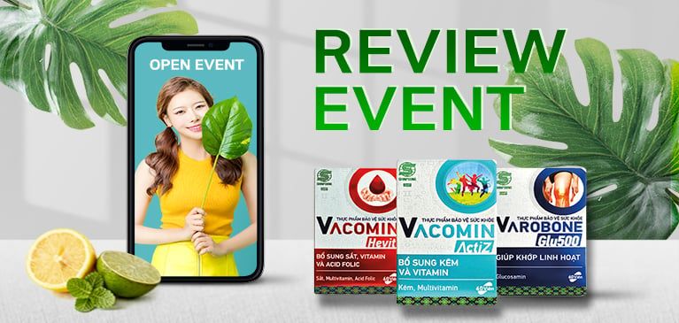 REVIEW EVENT - Viết review nhận ngay voucher 10K - 20K - 30K