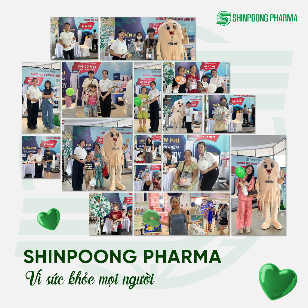 Shinpoong Pharma: Sự Kiện Chăm Sóc Sức Khỏe Tại Lotte Mart Quận 7