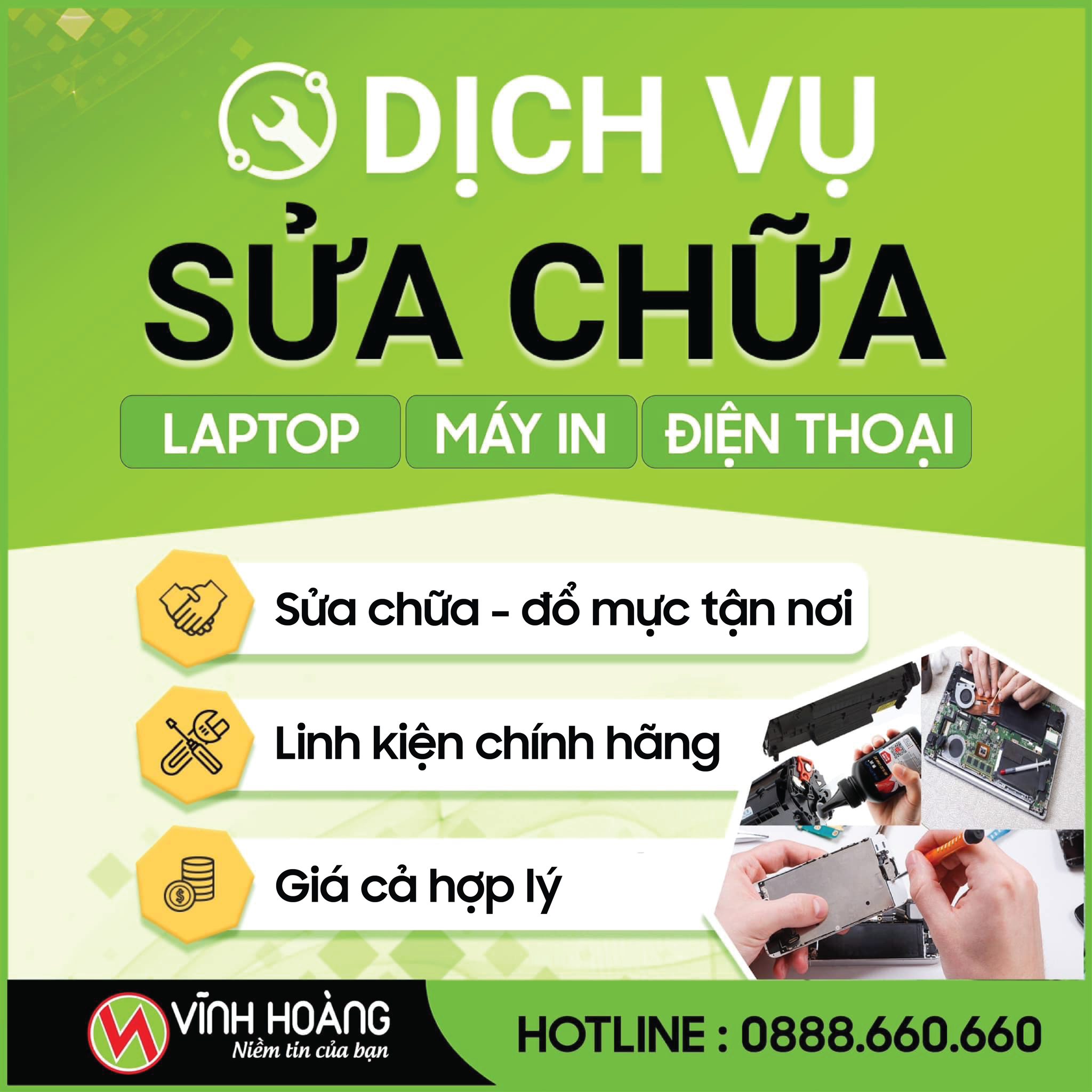 Dịch Vụ Sửa Chữa Laptop, Máy In, Máy Tính Uy Tín – Nhanh Chóng & Giá Tốt