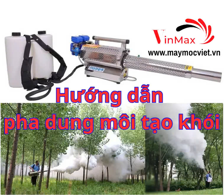 Hướng dẫn pha dung dịch tạo khói diệt côn trùng, khử khuẩn hiệu quả nhất
