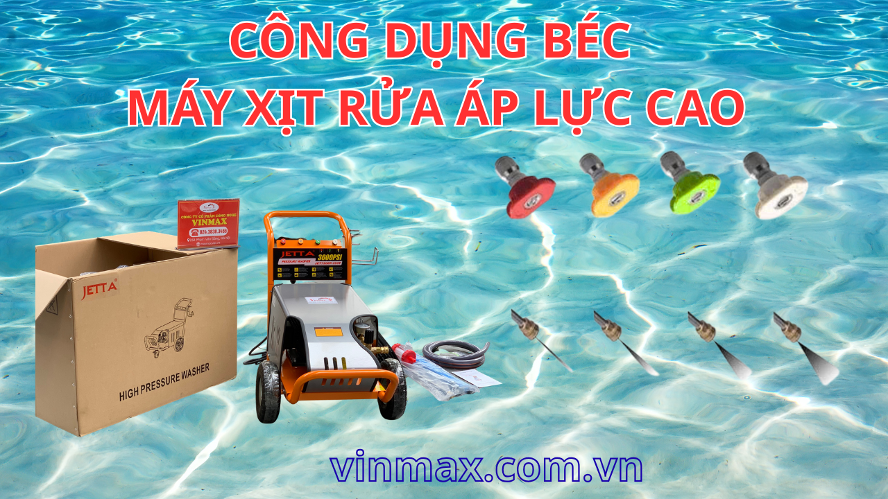 Tìm hiểu về đầu béc rửa xe cao áp và cách sử dụng béc phù hợp cho từng công việc
