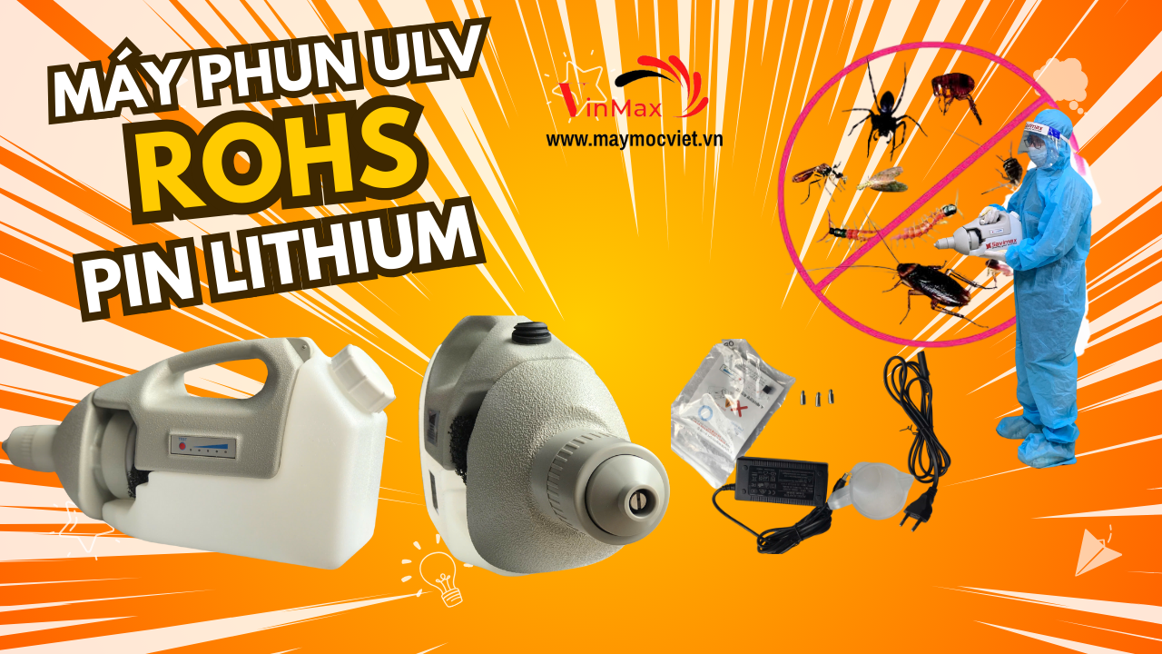 9 lý do nên lựa chọn máy phun ULV dùng pin ROHS