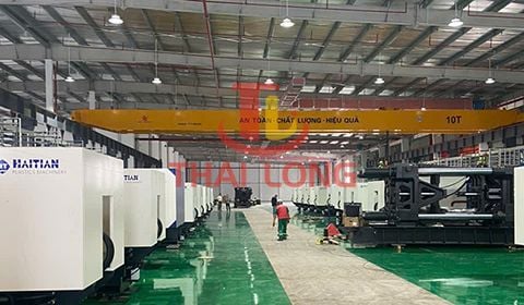 Cầu trục 10 tấn dầm đôi ở Vsip Nghệ An