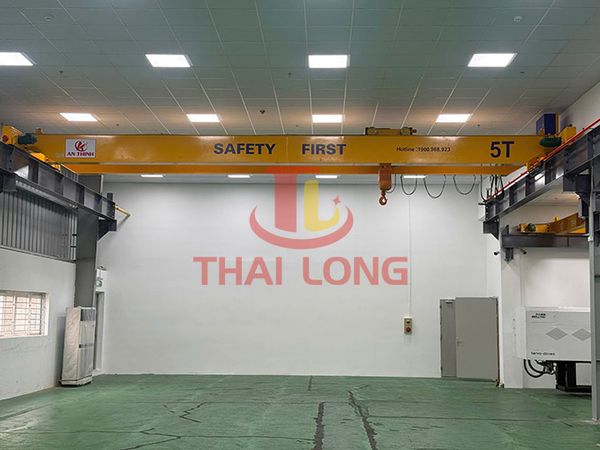 cầu trục 5 tấn dầm đôi ở Bắc Ninh