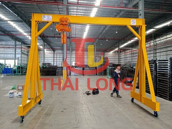 cổng trục đẩy tay 1 tấn