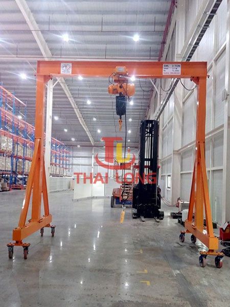 cổng trục đẩy tay 3 tấn