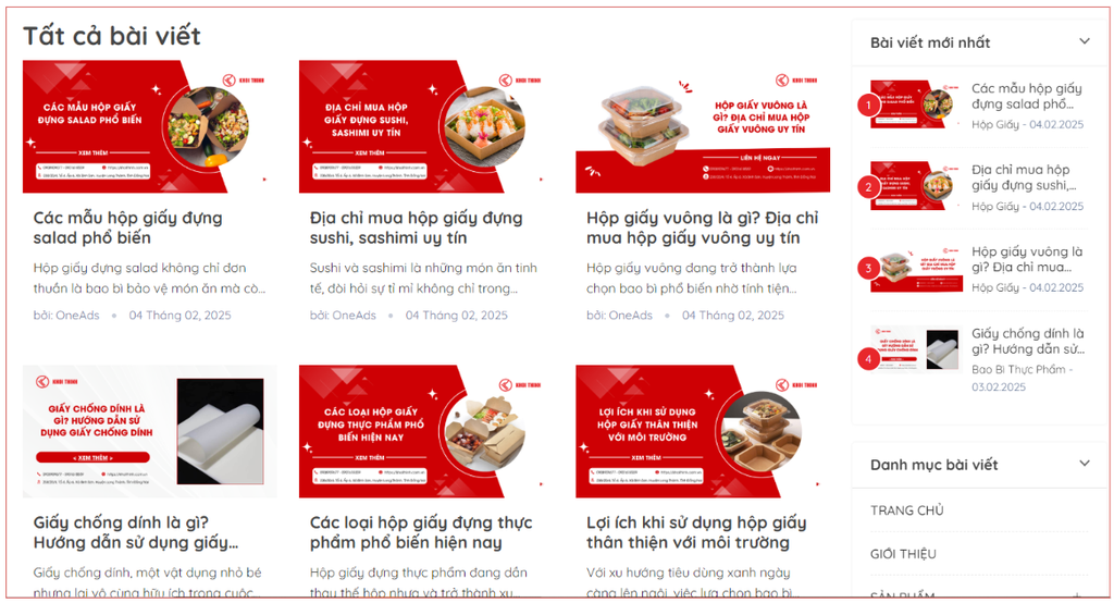 Dịch vụ quản trị website by OneAds - Haravan