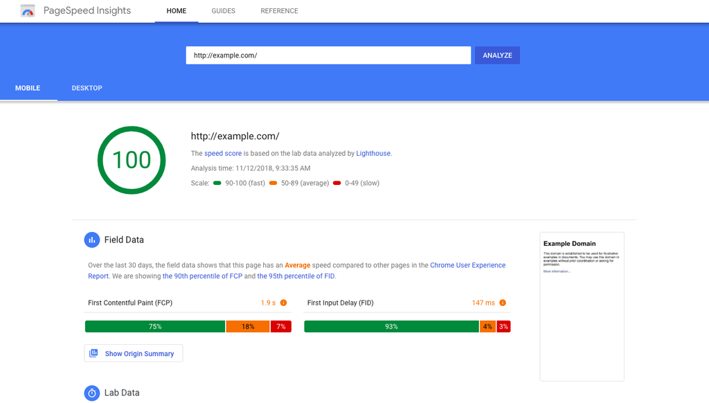Google PageSpeed ​​Insights - Haravan