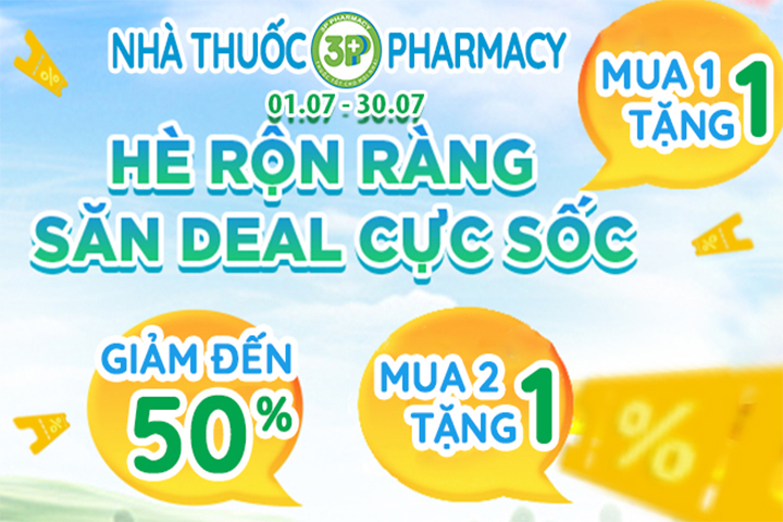 SIÊU SALE THÁNG 7: HÈ RỘN RÀNG SĂN DEAL CỰC SỐC - SALE UP TO 50%