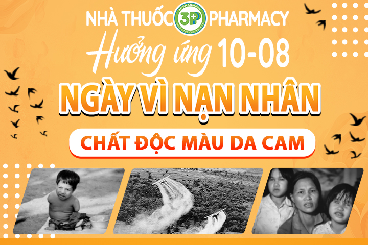 SĂN SALE HƯỞNG ỨNG 10-08 NGÀY VÌ NẠN NHÂN CHẤT ĐỘC MÀU DA CAM