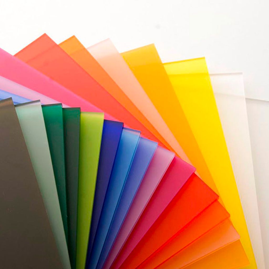 Đa dạng màu sắc của nhựa acrylic