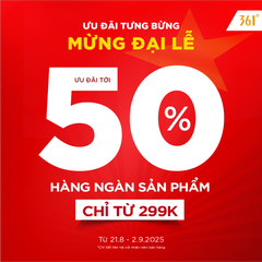 MỪNG ĐẠI LỄ 2/9, ƯU ĐÃI TỚI 50% HÀNG NGÀN SẢN PHẨM