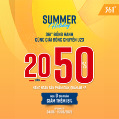 THƯƠNG HIỆU 361° ĐỒNG HÀNH GIẢI BÓNG CHUYỀN U23 NĂM 2025