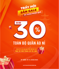 TRẨY HỘI SĂN SALE – DU XUÂN NHẬN QUÀ