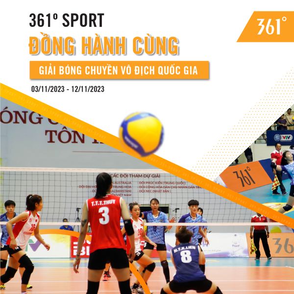 361º SPORT VINH DỰ ĐỒNG HÀNH CÙNG GIẢI BÓNG CHUYỀN QUỐC GIA 2023