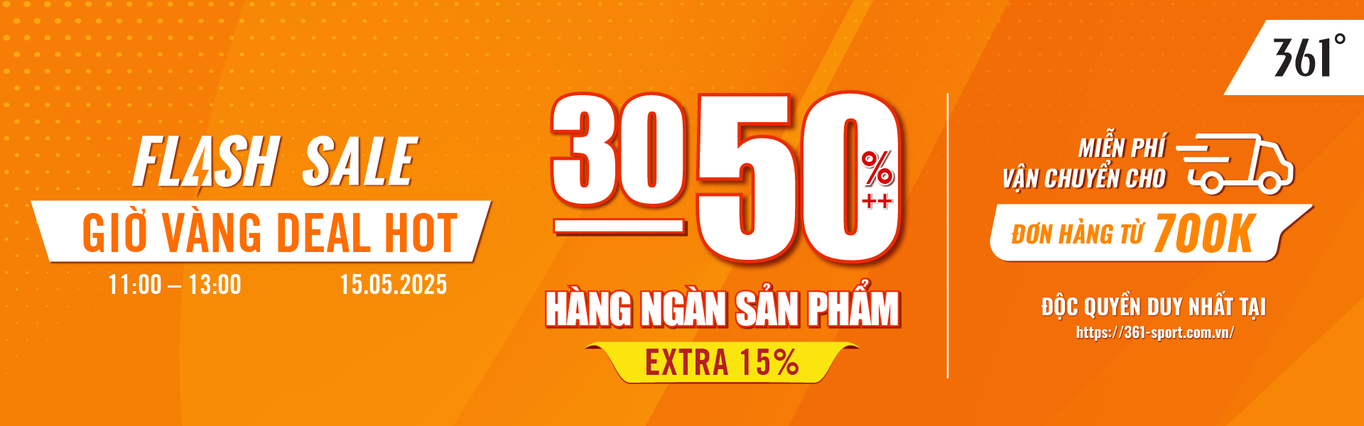 FLASH SALE - SĂN DEAL THÁNG 5