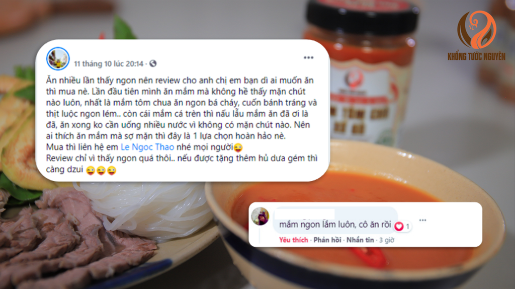 Mắm ngon - Feedback lại 