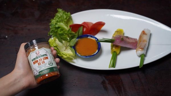Gỏi cuốn mắm Xứ Gò - vị lạ hương quê