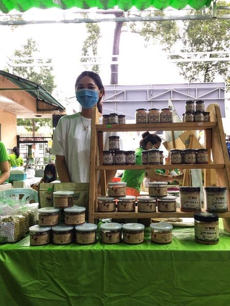 Mắm Khổng Tước Nguyên và Chà bông Nấm Xanh