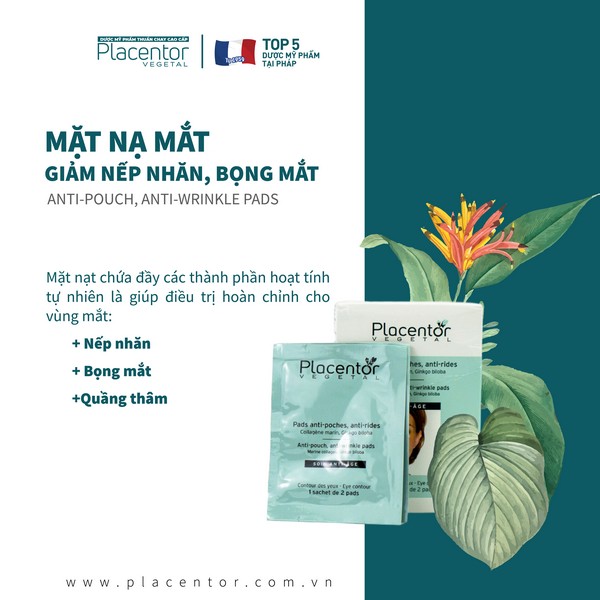 Thành phần Placentor Anti Pouch, Anti Wrinkle Pads