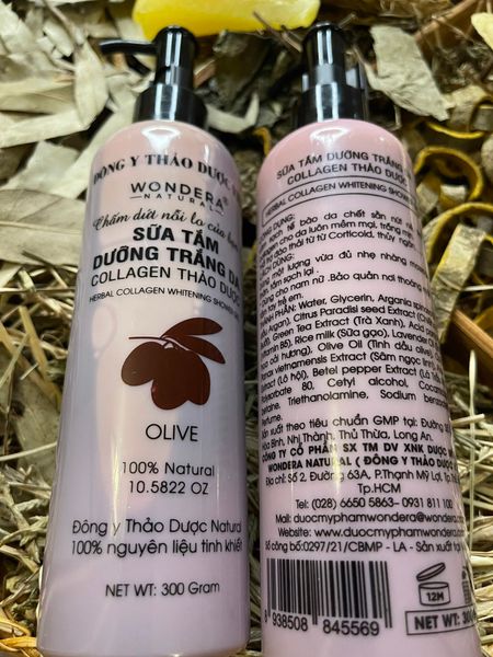 Sữa tắm dưỡng trắng da thảo dược mang lại làn da khỏe mạng hỗ trợ kháng khuẩn viêm nang lông