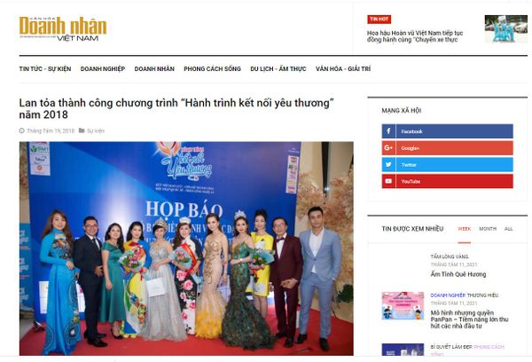 Lan tỏa thành công chương trình “Hành trình kết nối yêu thương” năm 2018   Tháng Tám 19, 2018 Sự kiện