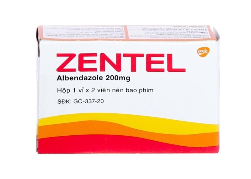 Thuốc Zentel hoạt chất Albendazole - Thuốc trị giun, sán