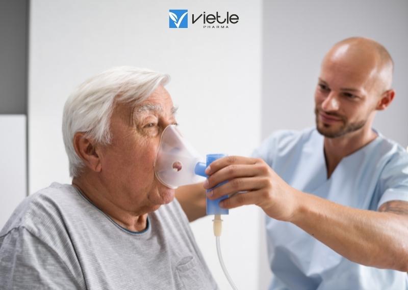 Suy hô hấp nặng do đợt mất bù cấp của bệnh phổi tắc nghẽn mạn tính