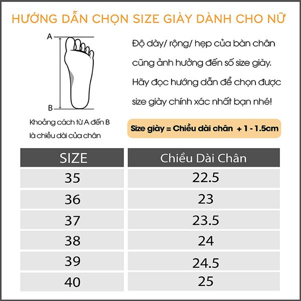 Bảng size giày trẻ em Việt Nam / Quốc tế chuẩn theo tuổi đúng nhất