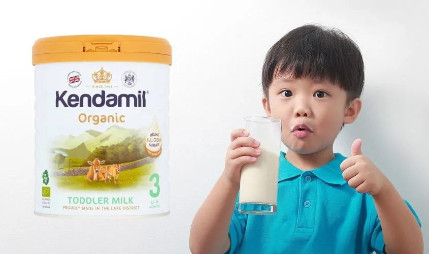 Hướng dẫn cách pha sữa Kendamil Organic số 1, 2, 3 giàu dinh dưỡng